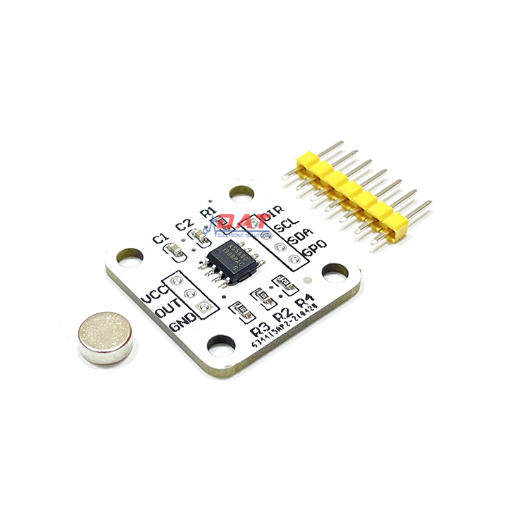 Cảm Biến Đo Góc Cảm Ứng Từ AS5600 12 Bit