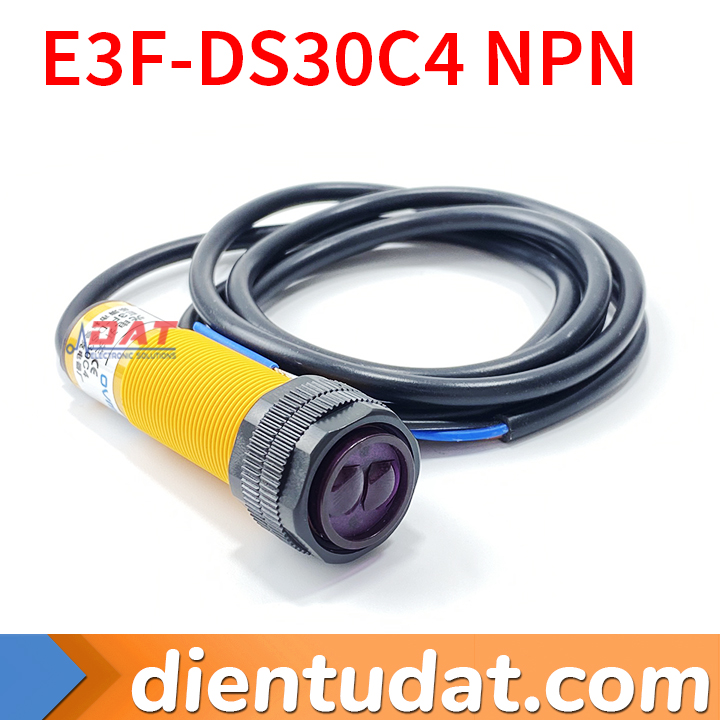 Cảm Biến Tiệm Cận Hồng Ngoại E3F-DS30C4 NPN Vàng