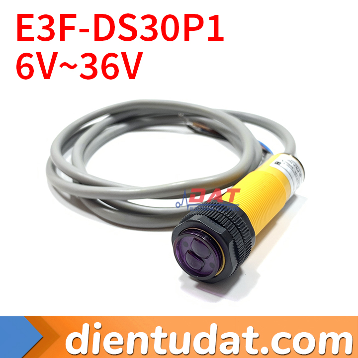 Cảm Biến Tiệm Cận Hồng Ngoại E3F-DS30P1 PNP Vàng