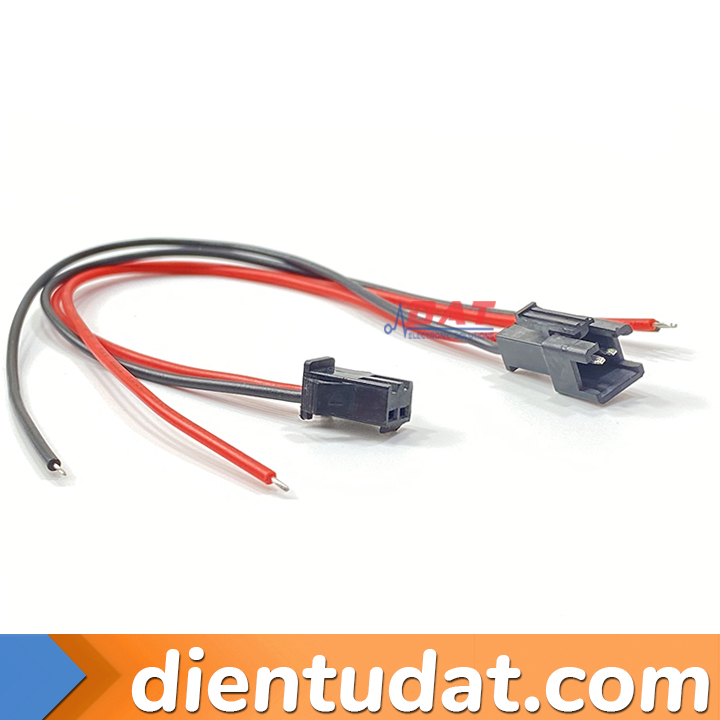 Cặp Jack Kết Nối 2 Pin SM-2P 2.54mm 22AWG 20cm