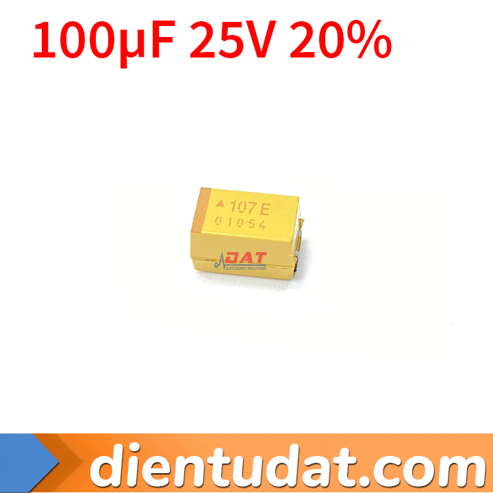 CAP TANT 100UF 25V 20% 2917