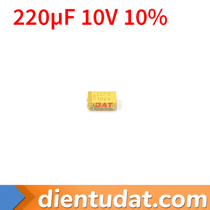 CAP TANT 220UF 10V 10% 2917