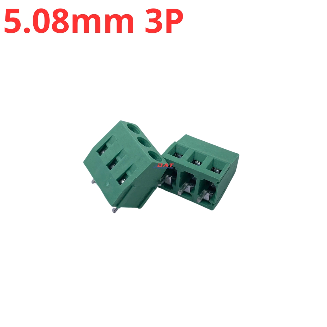 Cầu Nối Dây Domino 3 Pin 5.08mm - 3P Chân Thẳng