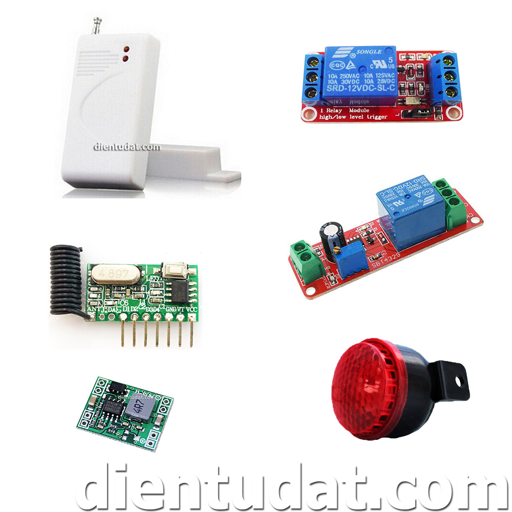 Combo Bộ Chống Trộm Bằng Cảm Biến Mở Cửa