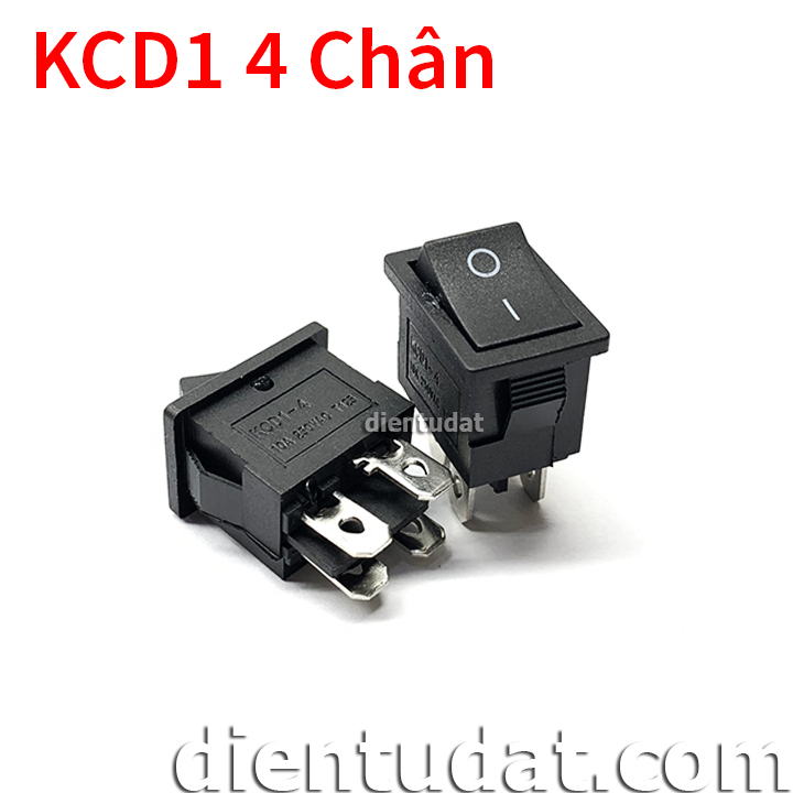 Công Tắc Bập Bênh 4 Chân KCD1