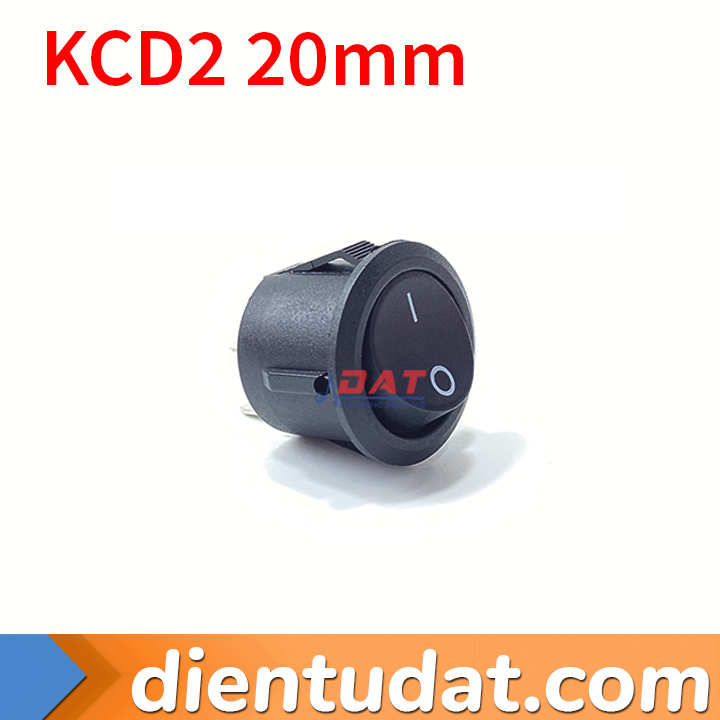 Công Tắc Bập Bênh Tròn KCD2 20mm
