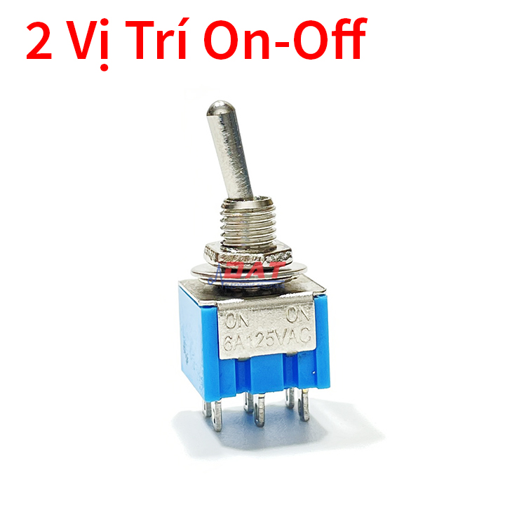 Công Tắc Gạt 6 Chân 2 Vị Trí ON-OFF MTS-202 125V 6A