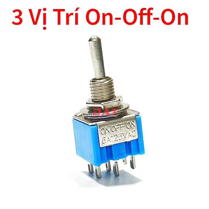 Công Tắc Gạt 6 Chân 3 Vị Trí ON-OFF-ON MTS-203 125V 6A