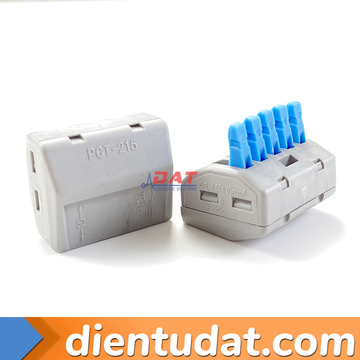 Cút Đầu Nối Dây Điện 5 Lỗ PCT-215