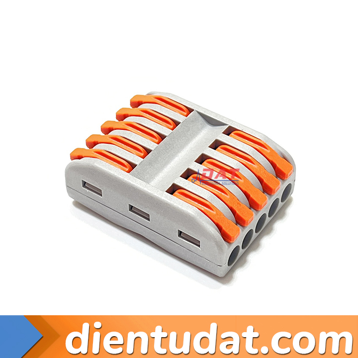 Cút Nối Dây Điện 5 Đầu Ra 5 Đầu - 32A 250V/4KV PCT-2-5