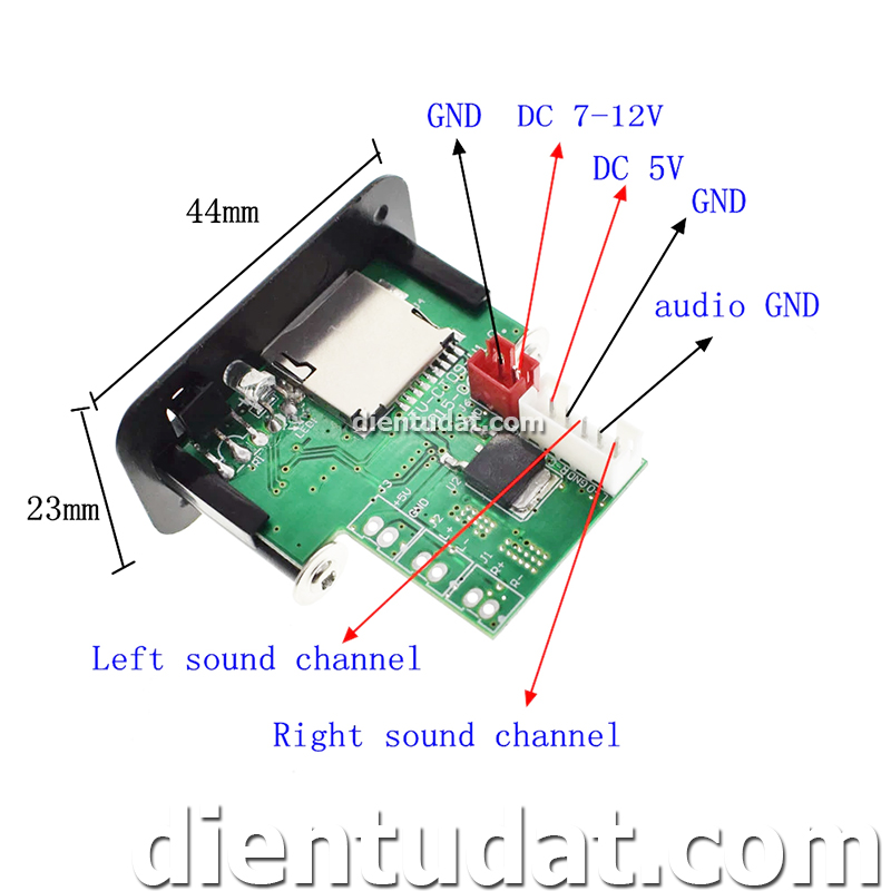 Mạch MP3 + Remote Nhỏ