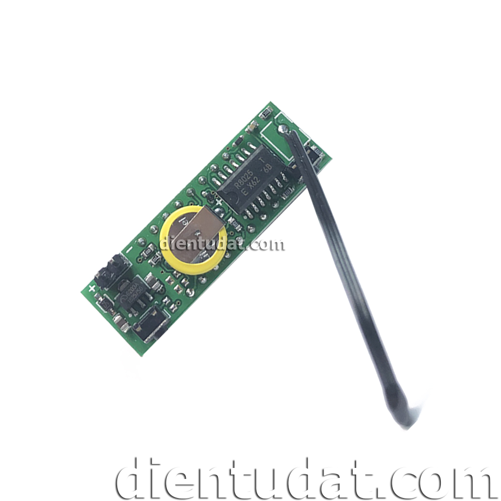 Đồng Hồ Thời Gian Thực - Nhiệt Độ - Vôn Kế - Blue