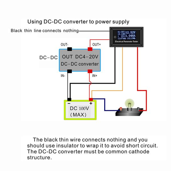 Đồng Hồ Đo DC Hiển Thị OLED - 33V/ 3A
