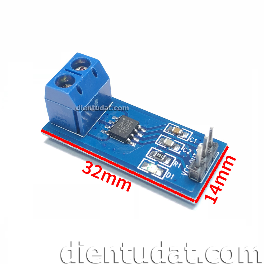 Mạch Cảm Biến Dòng Điện ACS712 5A