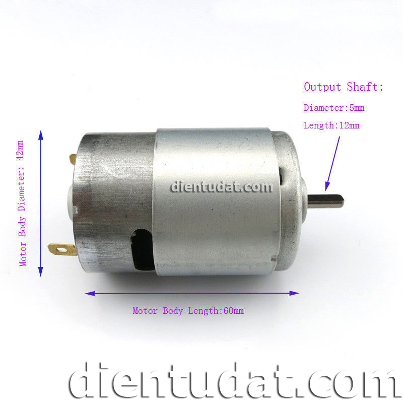 Motor 775 Trục D 80W