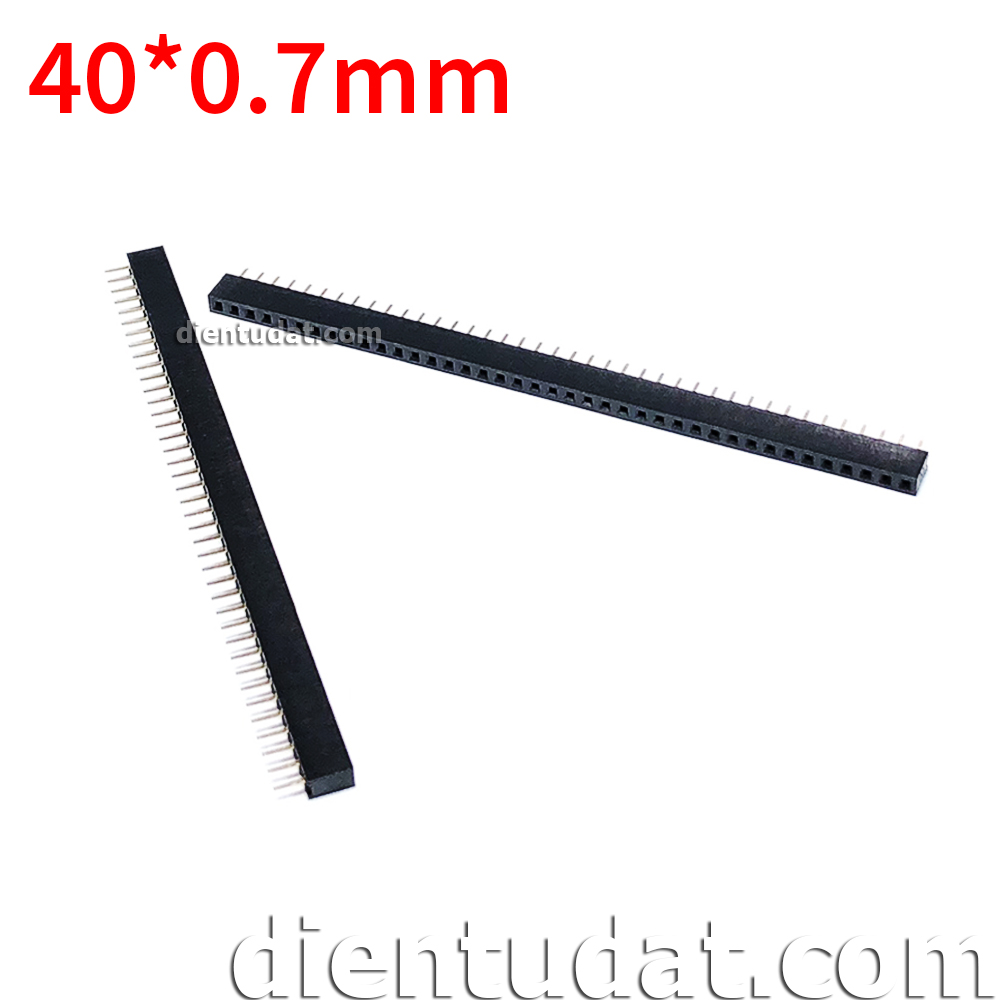 Header 1 Hàng 40*0.7mm Pin Female Dài 7.8Cm