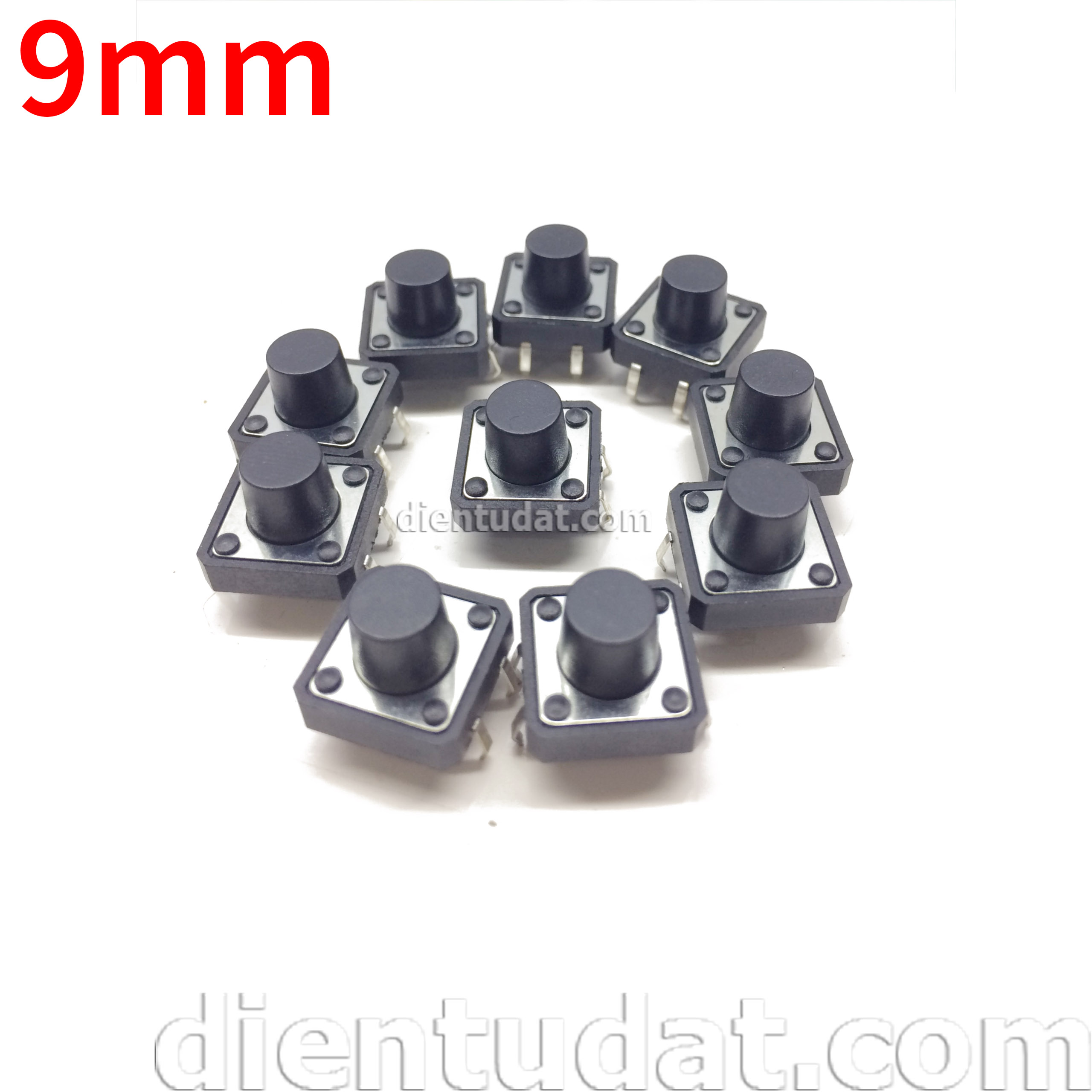 Combo 10 Nút Nhấn SW-9mm