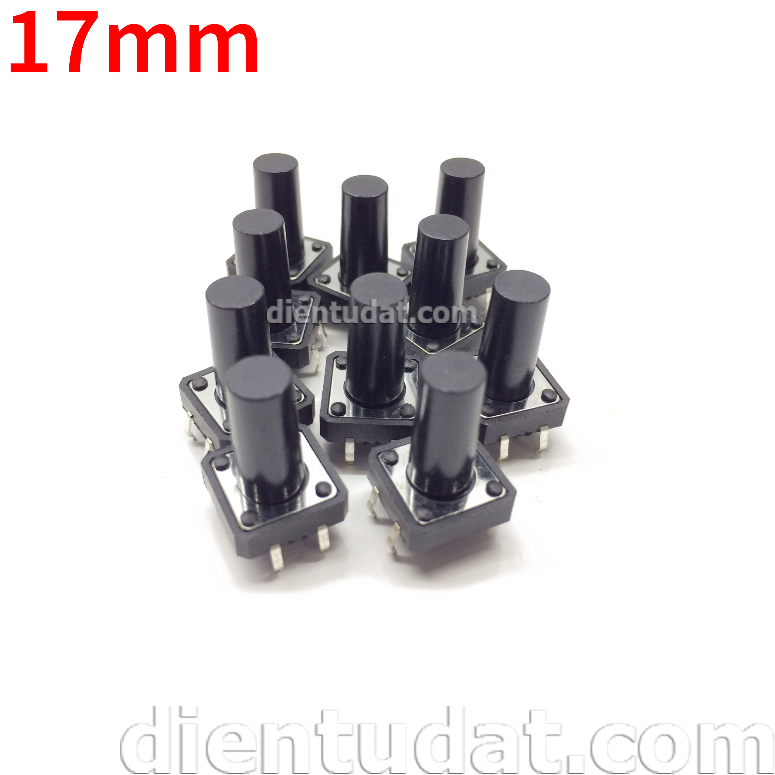Combo 10 Nút Nhấn SW-17mm