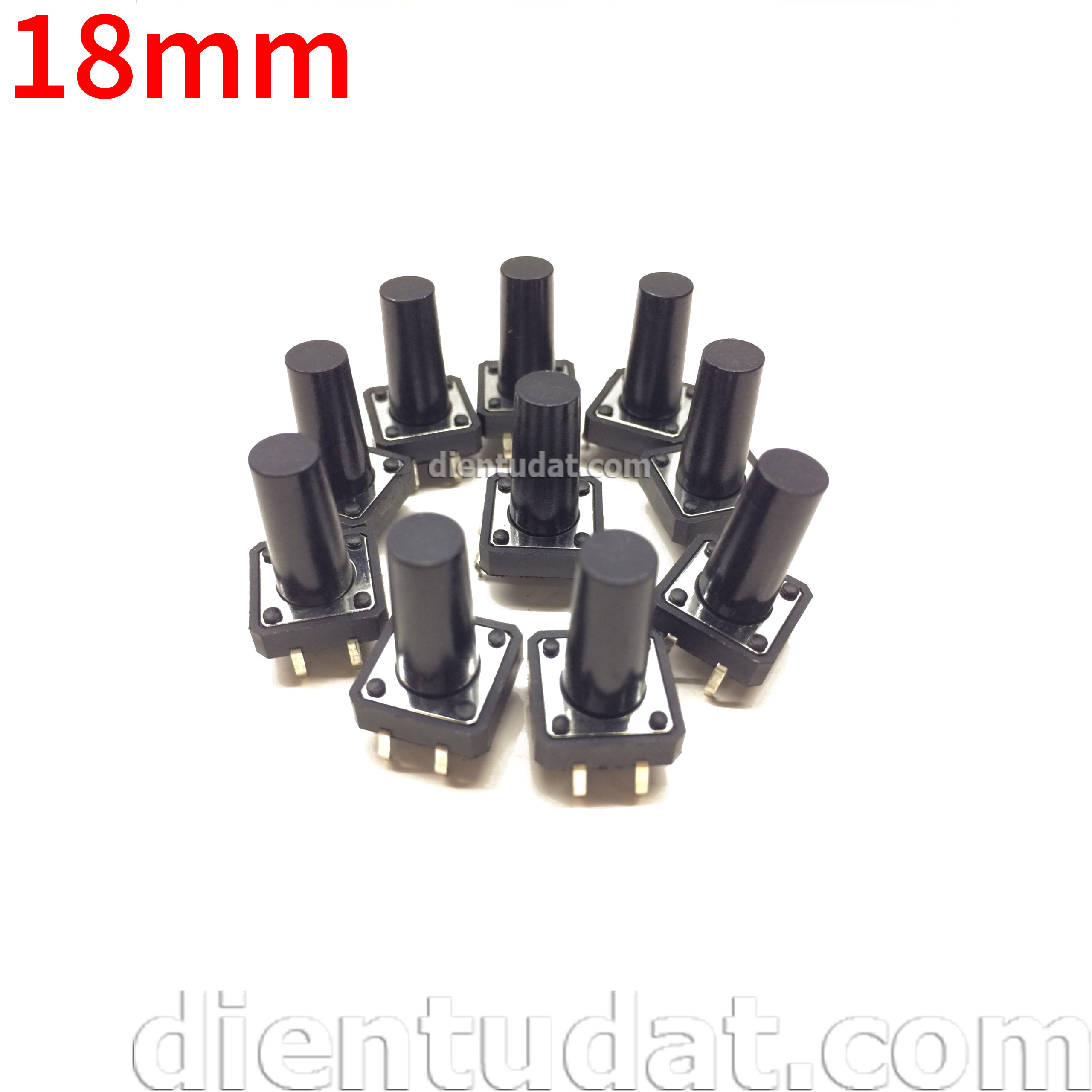 Combo 10 Nút Nhấn SW-18mm