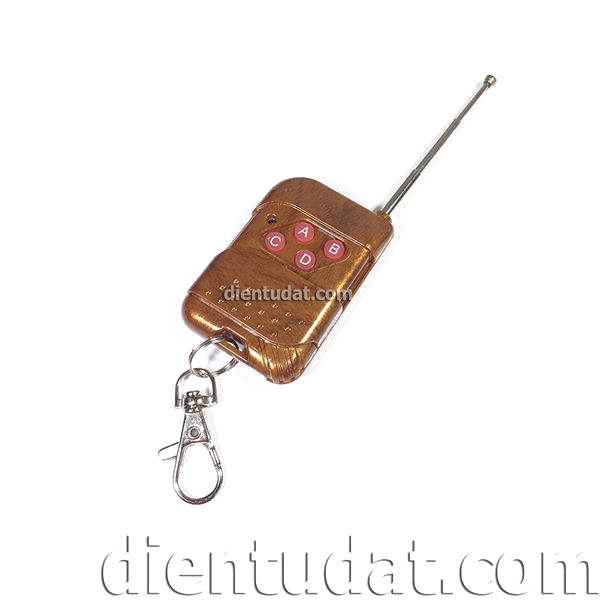 Remote Sao Chép 4 Lệnh Màu Gỗ - Copy Tay - 315MHz