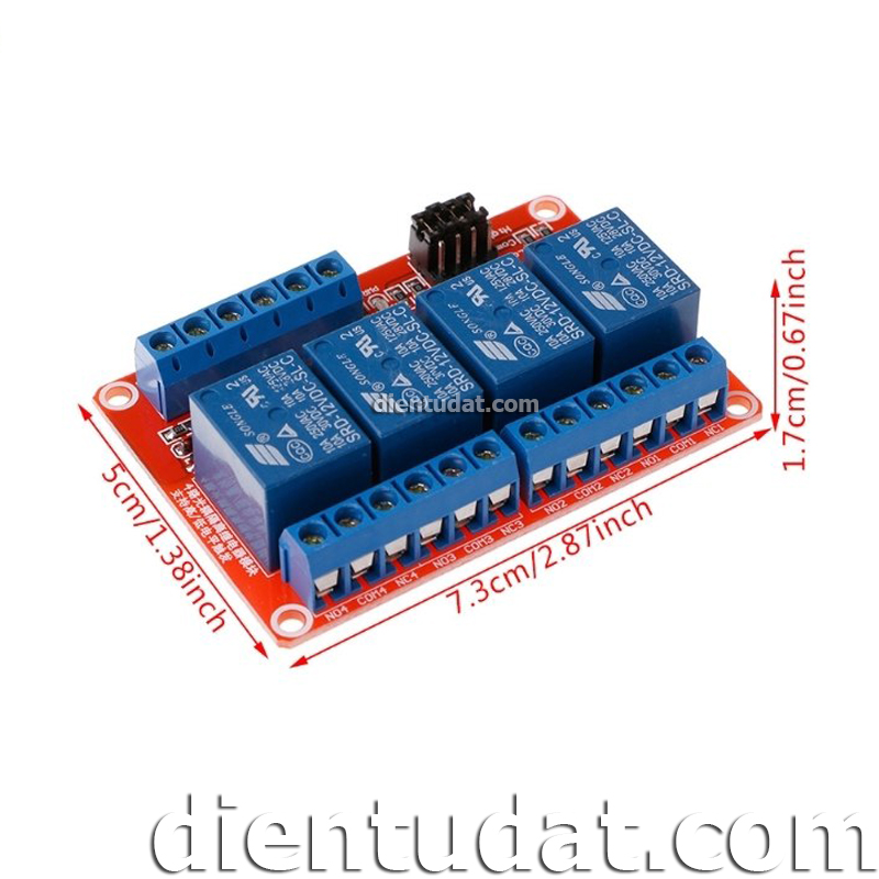 Module 4 Relay 12V Kích High/Low