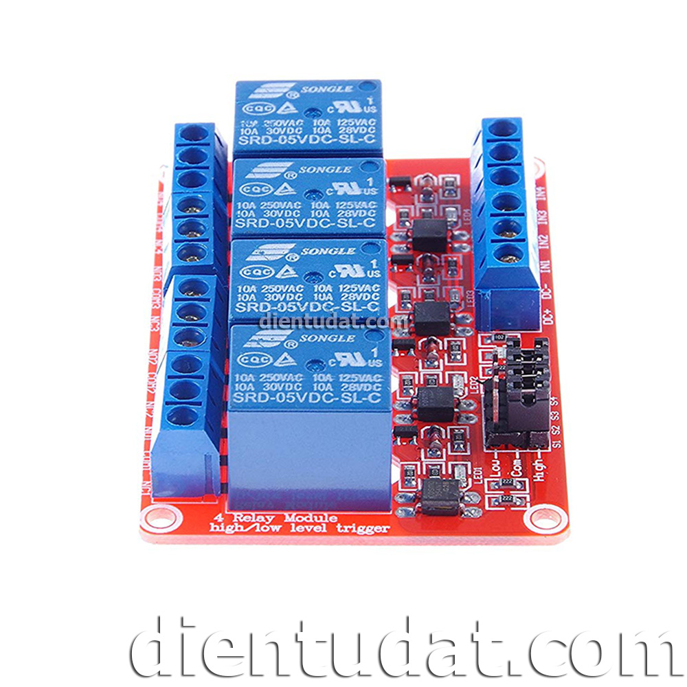 Module 4 Relay 5V Kích High/Low