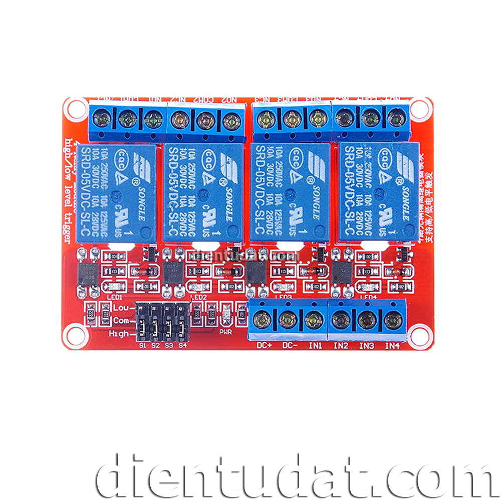 Module 4 Relay 5V Kích High/Low