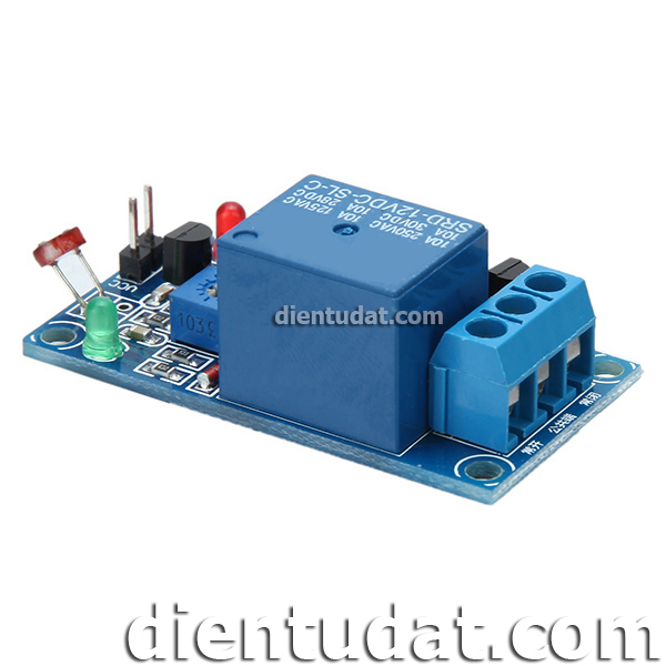 Module Cảm Biến Ánh Sáng (Opto) Đóng Ngắt Relay 12VDC