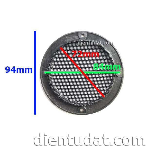Khung Lưới Bảo Vệ Loa Vàng 72mm - 3inch