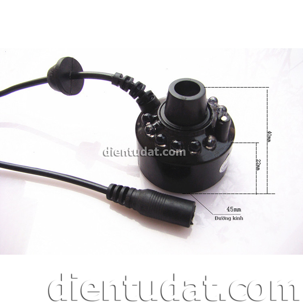 Đầu Phun Sương 24V Đèn Led Màu 20mm - Đèn SSU