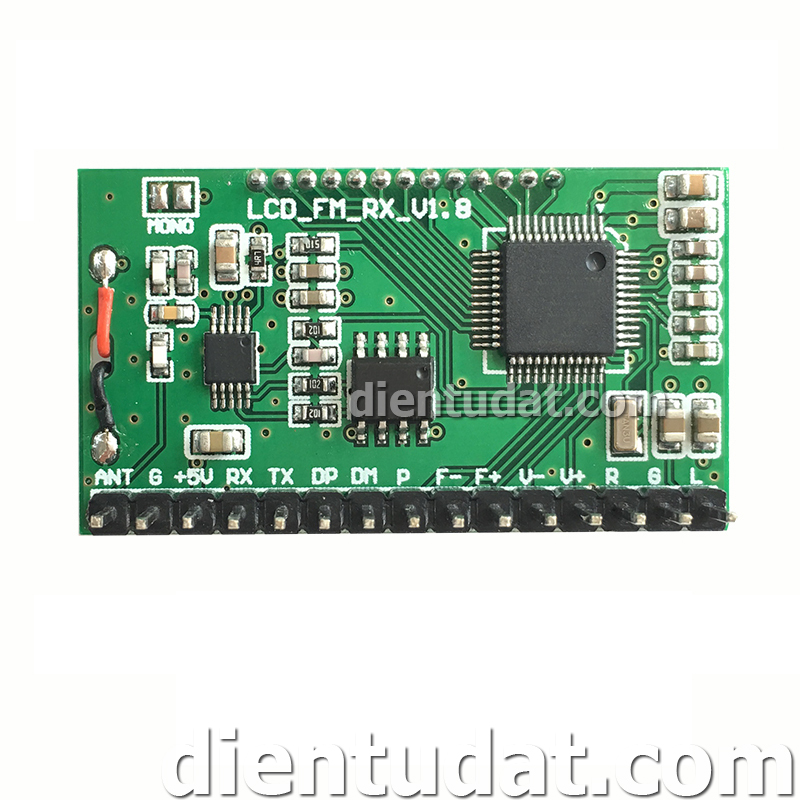 Mạch Nhận Âm Thanh FM Hiển Thị LCD