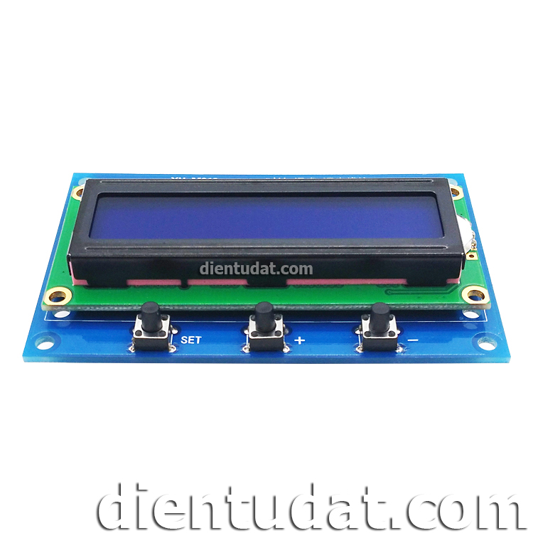 Đồng Hồ Thời Gian - Nhiệt Độ - Độ Ẩm Hiển Thị LCD 1602 - M219