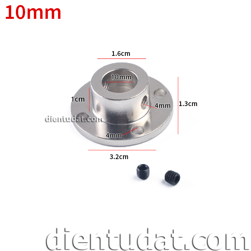 Khớp Nối Mặt Bích Kim Loại 10mm