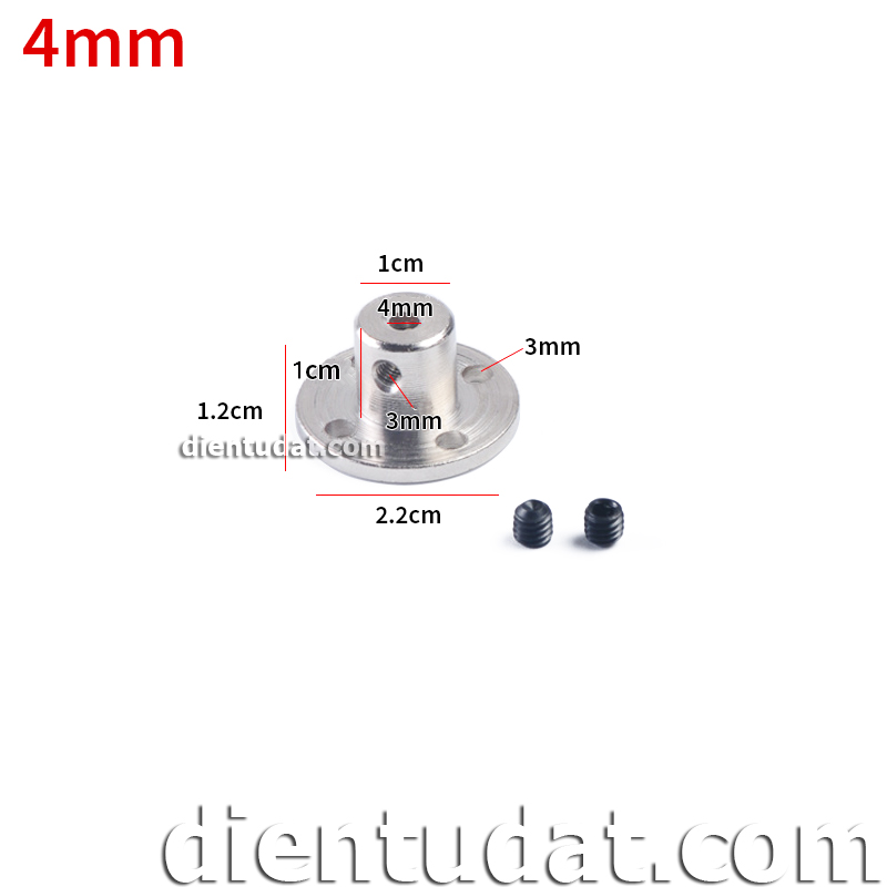 Khớp Nối Mặt Bích Kim Loại 4mm