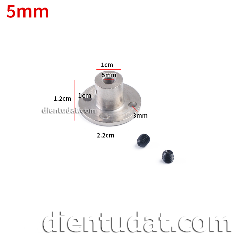 Khớp Nối Mặt Bích Kim Loại 5mm
