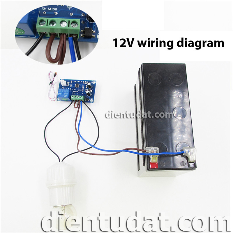 Mạch Cảm Biến Ánh Sáng Hiển Thị Led Đóng Ngắt Relay V2 - M198