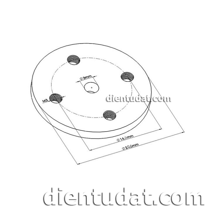 Đĩa Servo 25T MG995 MG996