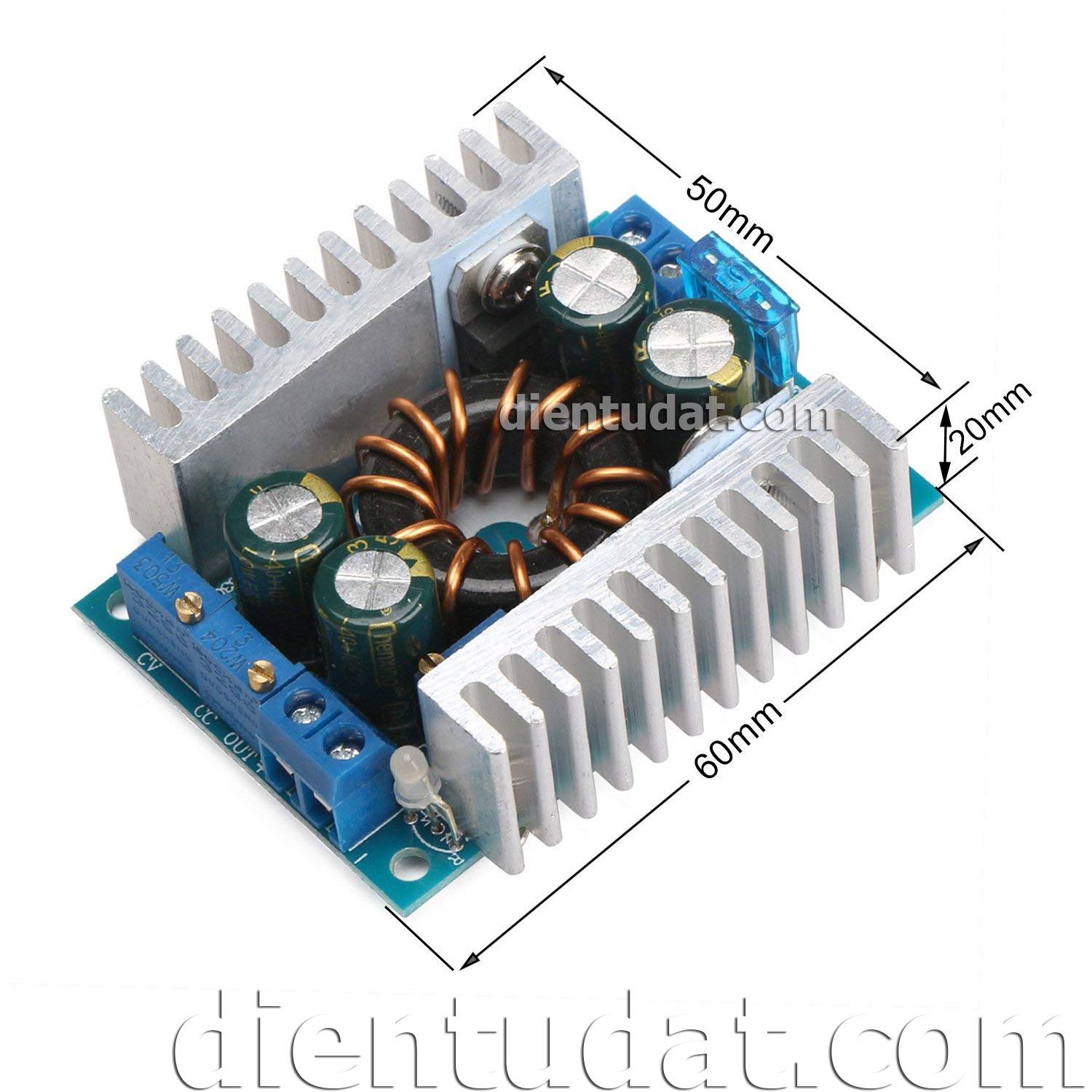 Mạch Tăng Áp DC 10-46V 16A