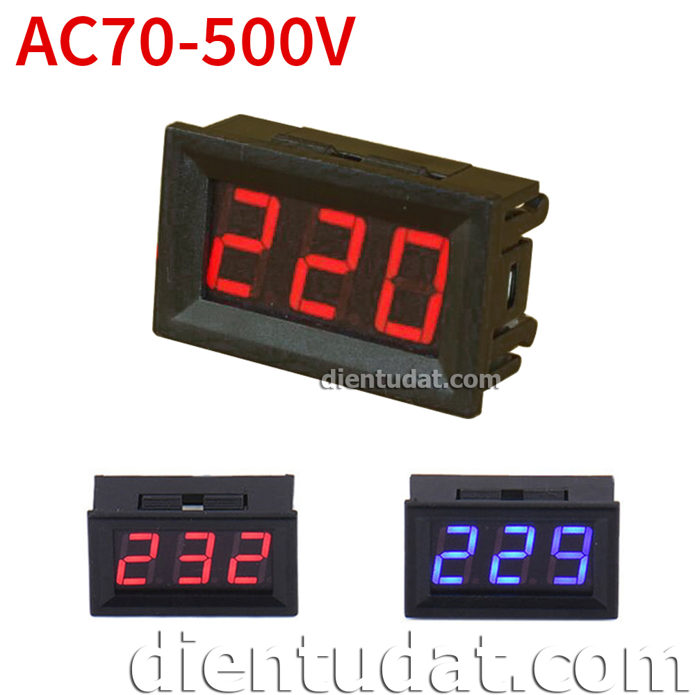 Đồng Hồ Đo AC 70 - 500V Red