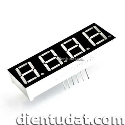 LED 7 Đoạn 4 Số 5461BS Dương Chung - Đỏ
