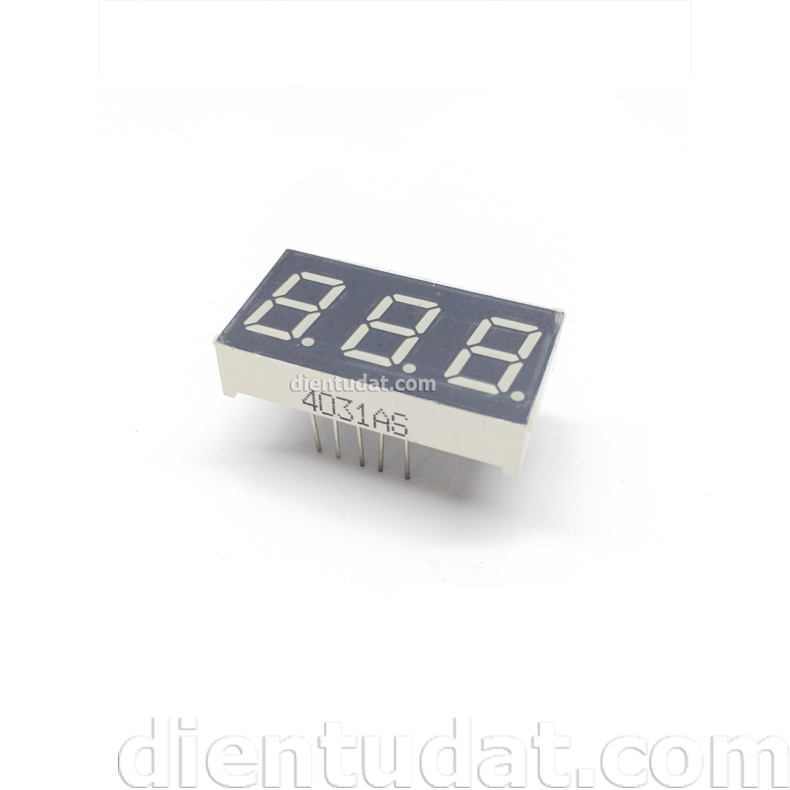 Đèn LED 7 Đoạn Màu Đỏ Âm Chung - 3 Số 4031AS