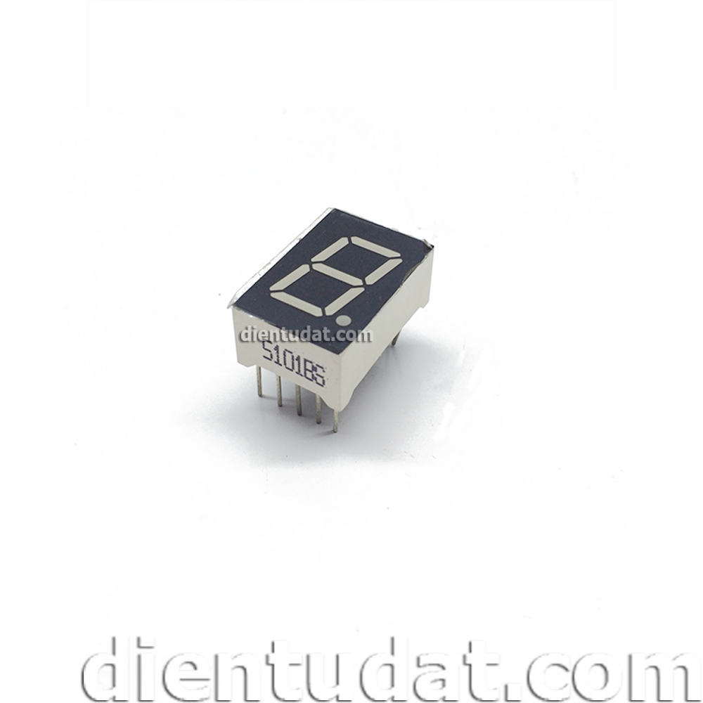 Đèn LED 7 Đoạn Màu Đỏ Dương Chung - 1 Số 5101BS