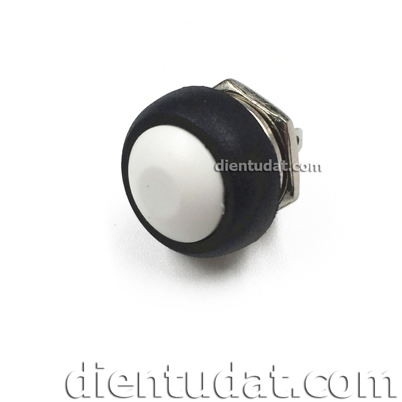 Nút Nhấn Reset 12mm - 250V 10A - Trắng