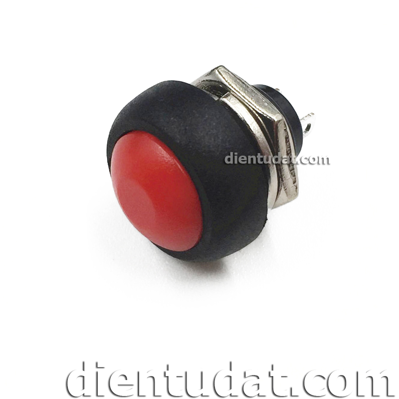 Nút Nhấn Reset 12mm - 250V 10A - Đỏ
