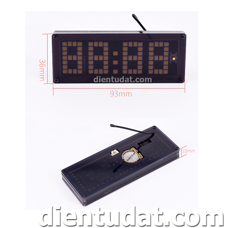 Đồng Hồ 3 Chức Năng Thời Gian - Nhiệt Độ - Vôn Kế LED SMD