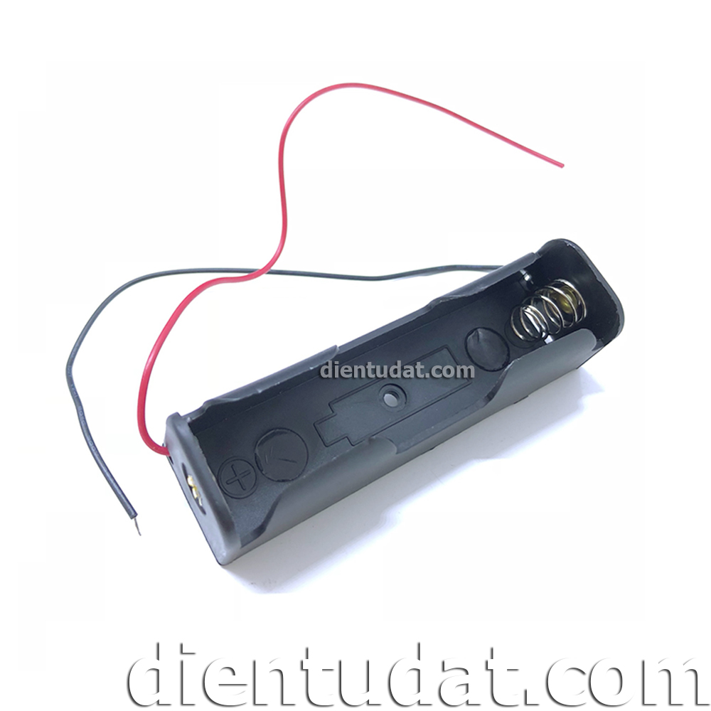 Đế 1 Cell Pin 18650 Có Dây