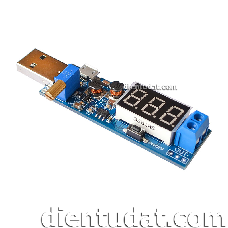 Mạch Tăng Áp USB Hiển Thị Led