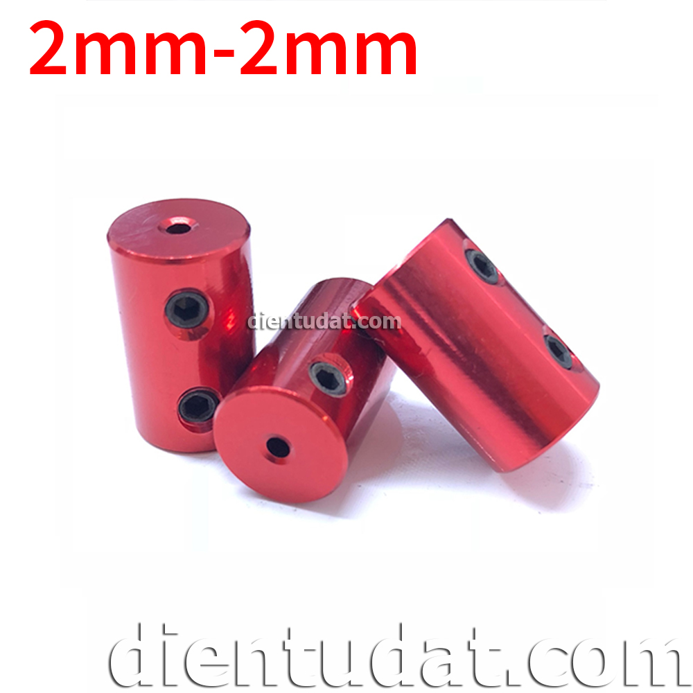 Khớp Nối Trục Màu Đỏ 2mm-2mm