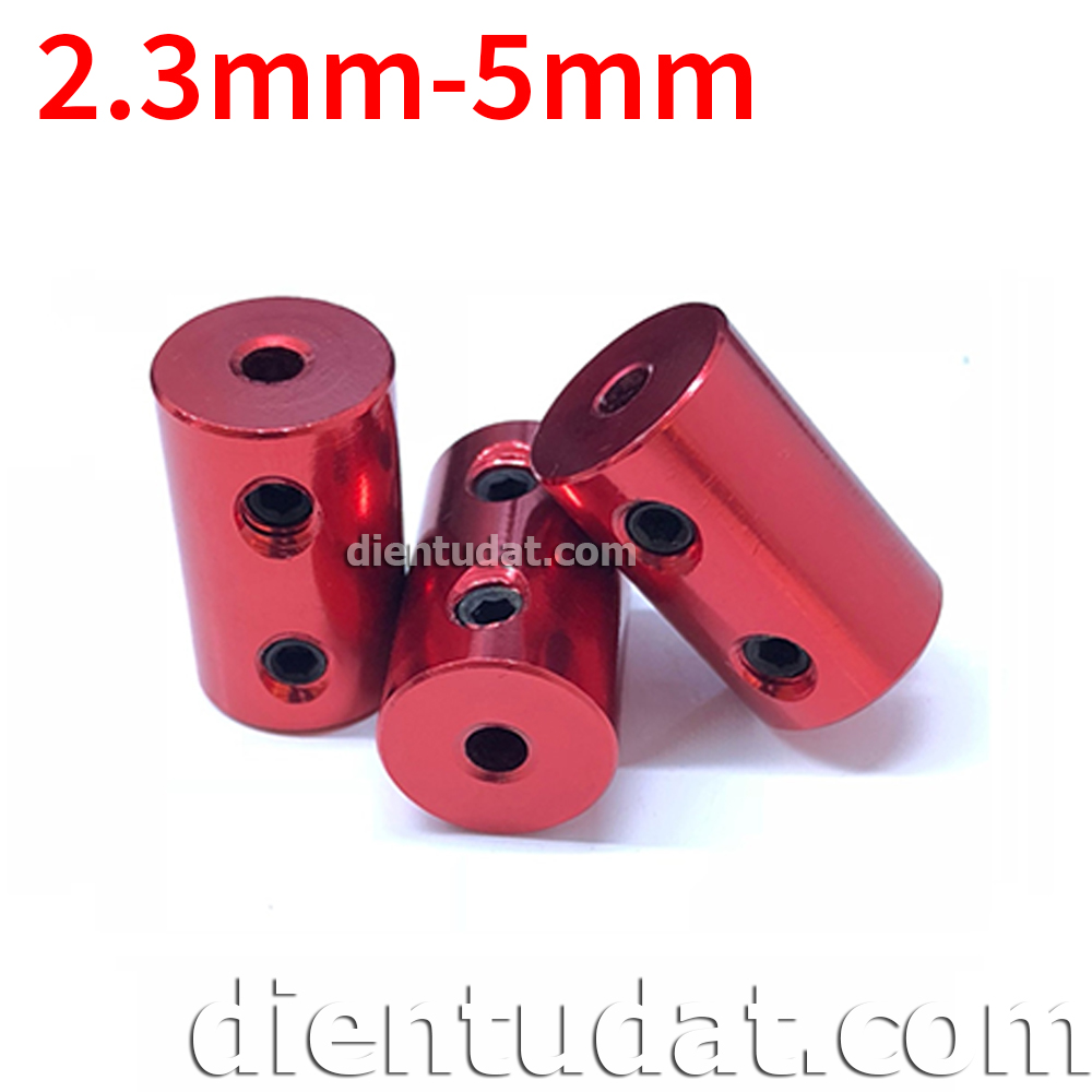 Khớp Nối Trục Màu Đỏ 2.3mm-5mm