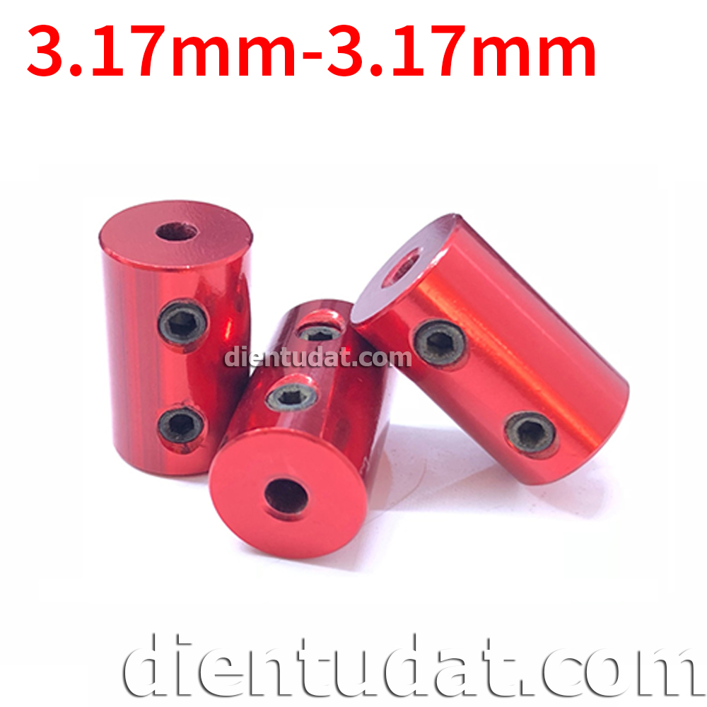 Khớp Nối Trục Màu Đỏ 3.17mm-3.17mm